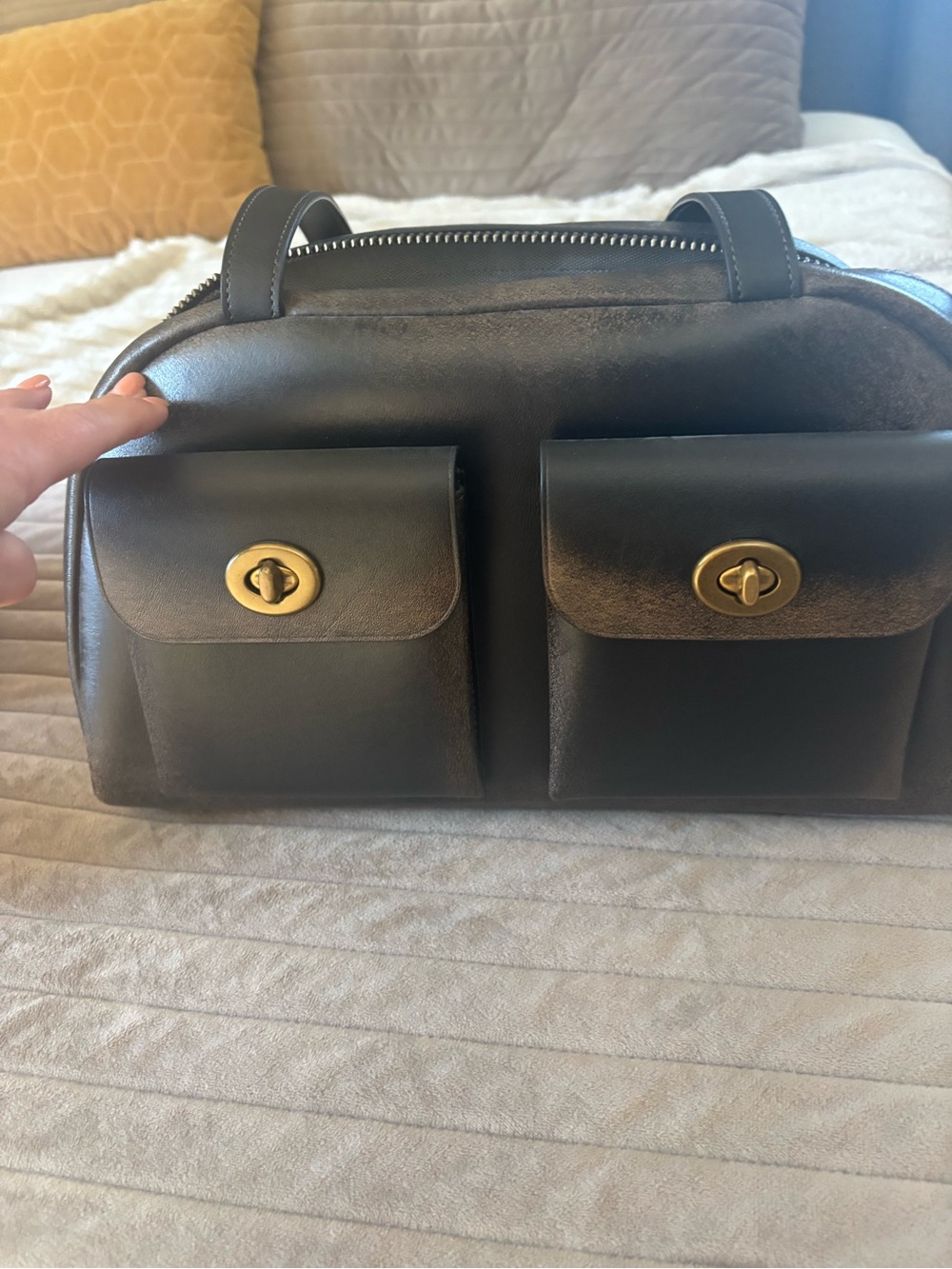 Coach Twin Turnlock (limited re-edition 1968) Satchel